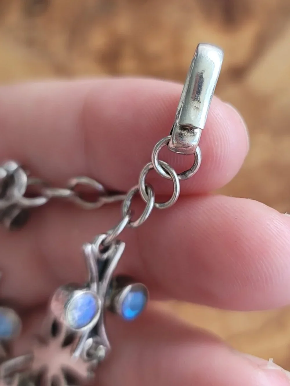 Moonstone & Sterling Bracelet